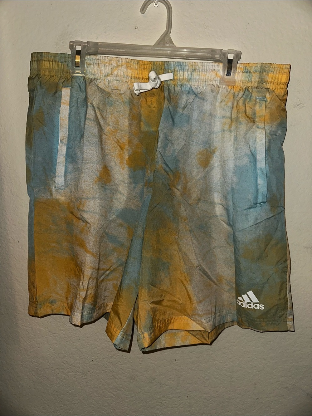 Adidas men's shorts liner removed, tags attached size XL